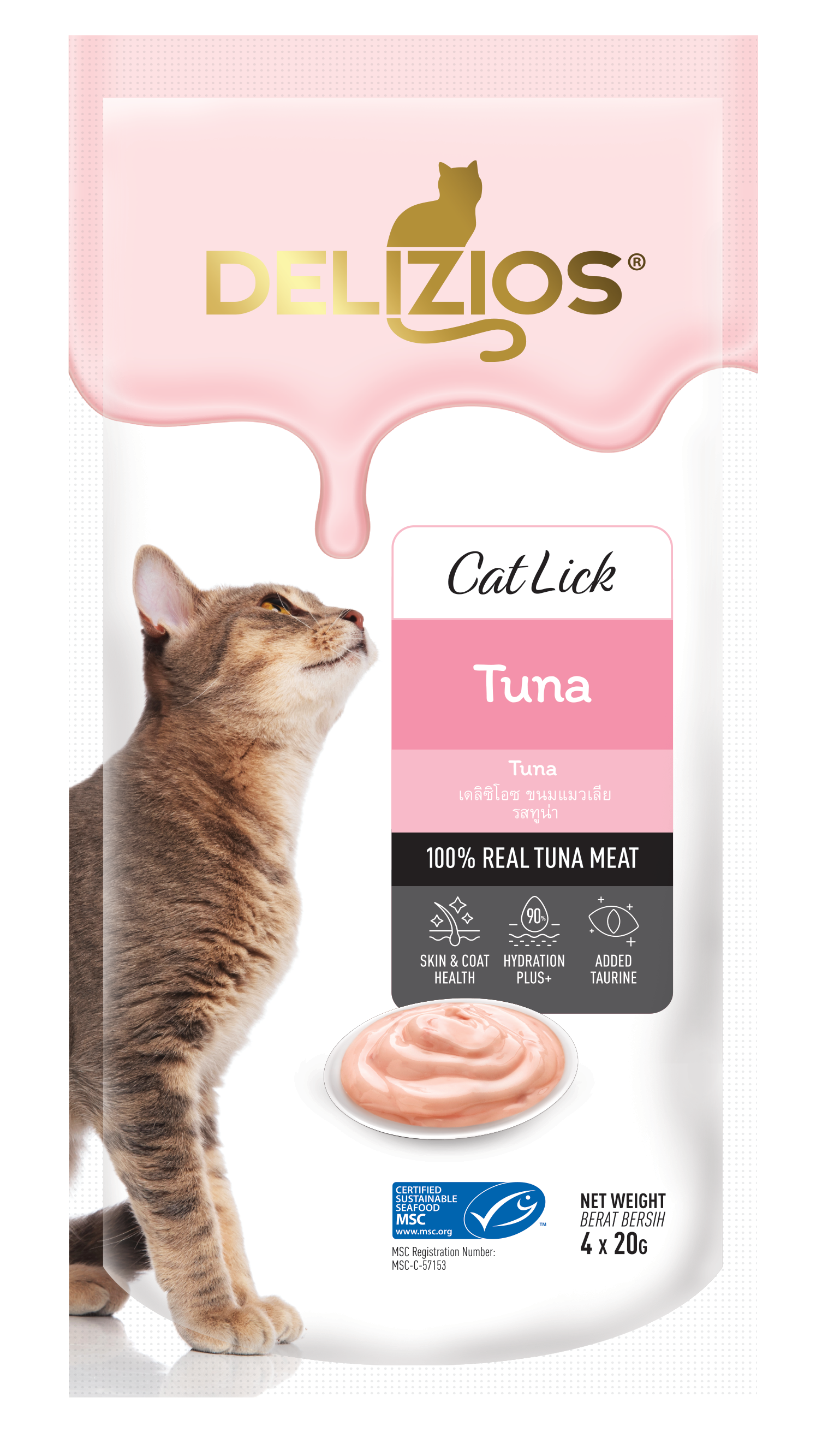 Delizios Cat Lick Tuna